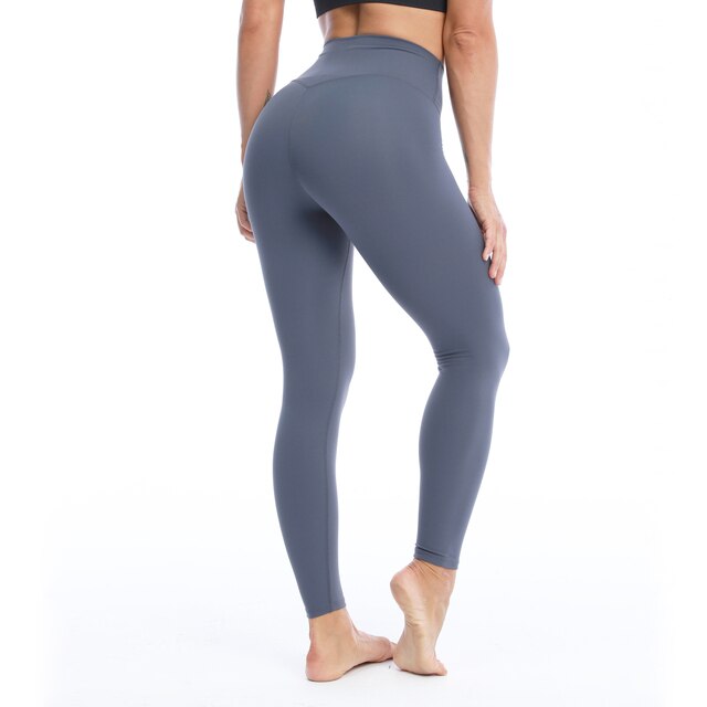 Kobiece legginsy treningowe do jogi RHYTHM, pełna długość, bez przedniego szwu, 28 cali długości w kolorze maślanym - Wianko - 13
