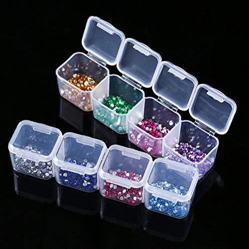 Zestaw haftu diamentowego w przeźroczystym pudełku, biżuteria koralików diamentowych - Wianko - 51