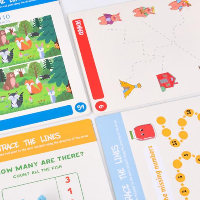 Zestaw edukacyjnych zabawek Montessori Kids do rysowania: Tablet graficzny DIY - kształty, kolorowe matematyka, umiejętność pisania i kolorowanie - Wianko - 8