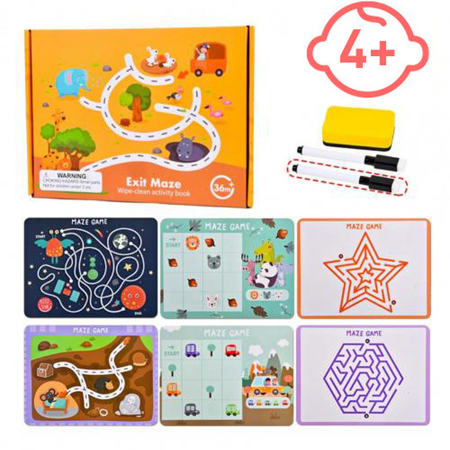 Zestaw edukacyjnych zabawek Montessori Kids do rysowania: Tablet graficzny DIY - kształty, kolorowe matematyka, umiejętność pisania i kolorowanie - Wianko - 5