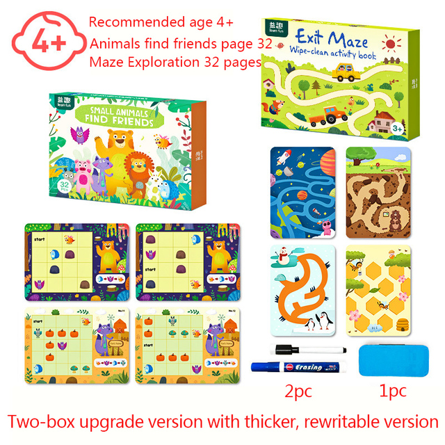 Zestaw edukacyjnych zabawek Montessori Kids do rysowania: Tablet graficzny DIY - kształty, kolorowe matematyka, umiejętność pisania i kolorowanie - Wianko - 14