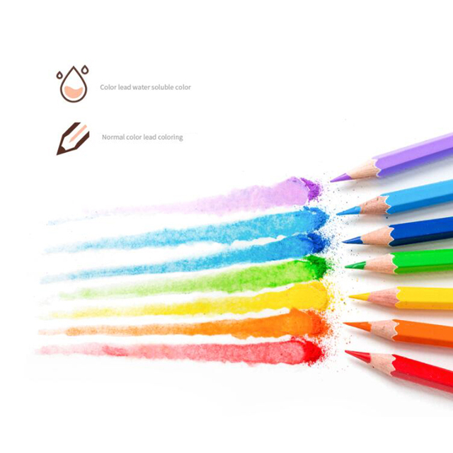 Kredki wodne Lapis De Cor, zestaw 12 kolorowych ołówków dla dzieci - Wianko - 16