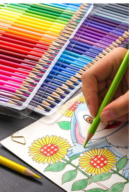 Kredki wodne Lapis De Cor, zestaw 12 kolorowych ołówków dla dzieci - Wianko - 19