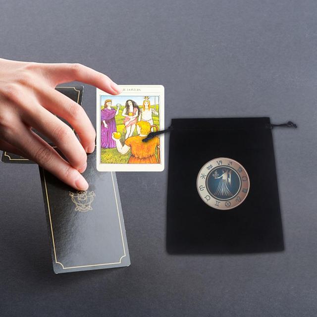 Torba do przechowywania kart tarota - miękka, ze sznurkiem, idealna na karty do gry - Wianko - 6