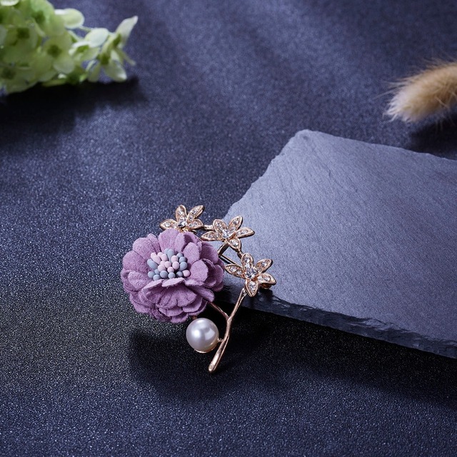 Rinhoo broszka kwiatowa z kolorową szmatką z tkaniny artystycznej dla kobiet - Wianko - 55