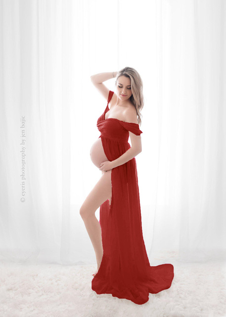 Sukienka ciążowa do sesji fotograficznych - Wianko - 15