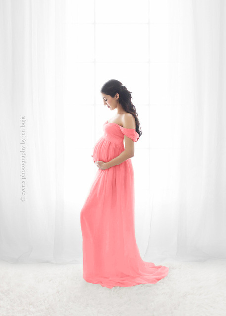 Sukienka ciążowa do sesji fotograficznych - Wianko - 13