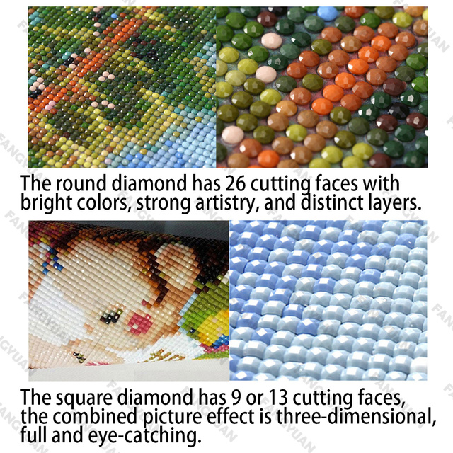 Obraz artystyczny krzyżówkowy 5D DIY z diamentami - nowoczesne abstrakcyjne usta język wilk pełen haftu diamentowego - Wianko - 24