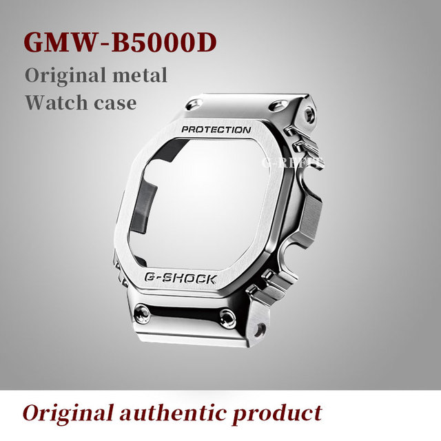 Koperta zegarka ze stali nierdzewnej 316L G-remont GMW-B5000 DW5000 2020 - czarny srebrzysty - Wianko - 3