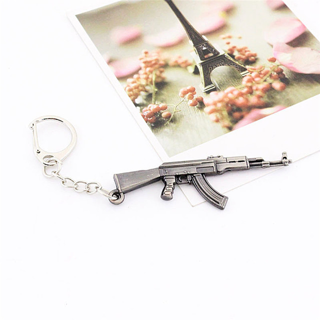 Breloczek pistolet - nowość, rozmiar 6cm, dla mężczyzn i dziewczynek - Wianko - 7