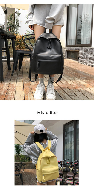 Plecak dla kobiet - miękka skóra PU - 2021 moda - wysoka jakość - szkoła - podróż - ramię - Wianko - 8