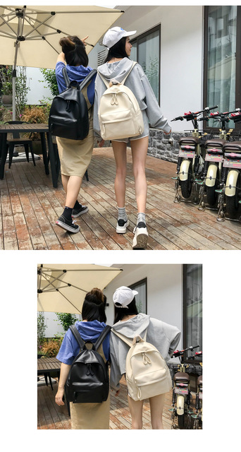 Plecak dla kobiet - miękka skóra PU - 2021 moda - wysoka jakość - szkoła - podróż - ramię - Wianko - 24