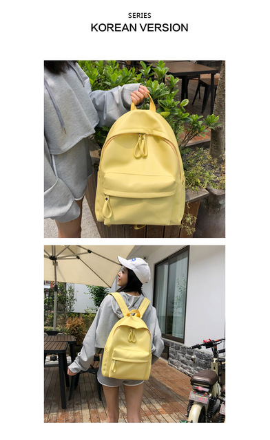Plecak dla kobiet - miękka skóra PU - 2021 moda - wysoka jakość - szkoła - podróż - ramię - Wianko - 4