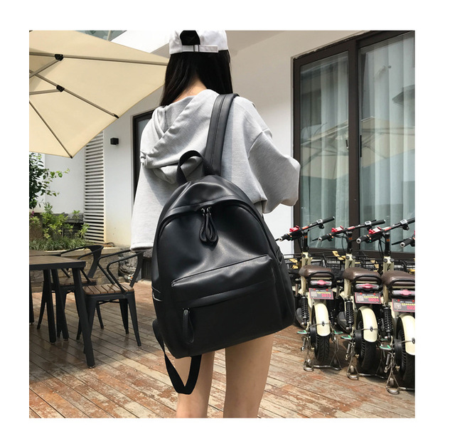Plecak dla kobiet - miękka skóra PU - 2021 moda - wysoka jakość - szkoła - podróż - ramię - Wianko - 14
