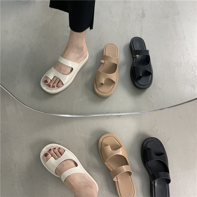Klinowe sandały Vintage kobiet 2021 z odkrytymi palcami - Wianko - 6