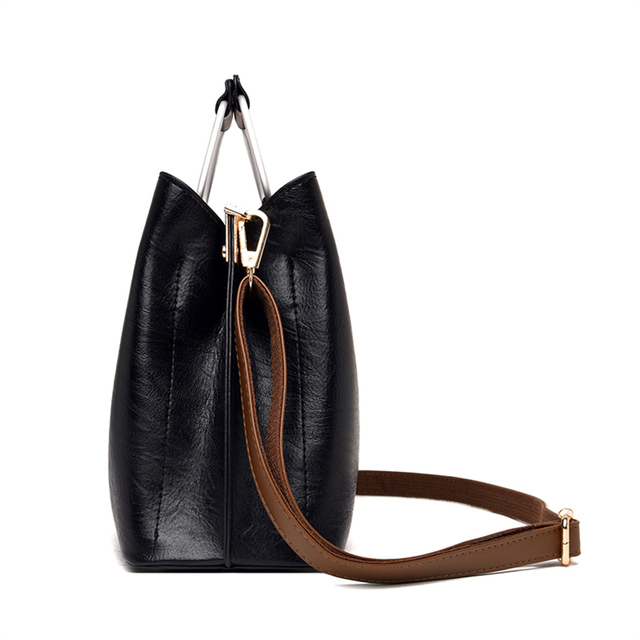 Luksusowe skórzane torebki Crossbody dla kobiet - pojemne, designerskie, vintage - Wianko - 15