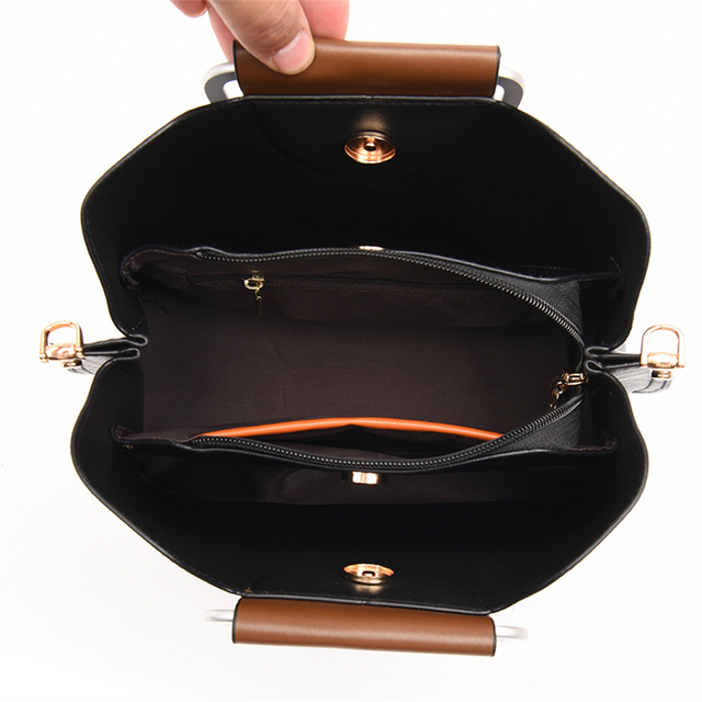 Luksusowe skórzane torebki Crossbody dla kobiet - pojemne, designerskie, vintage - Wianko - 24