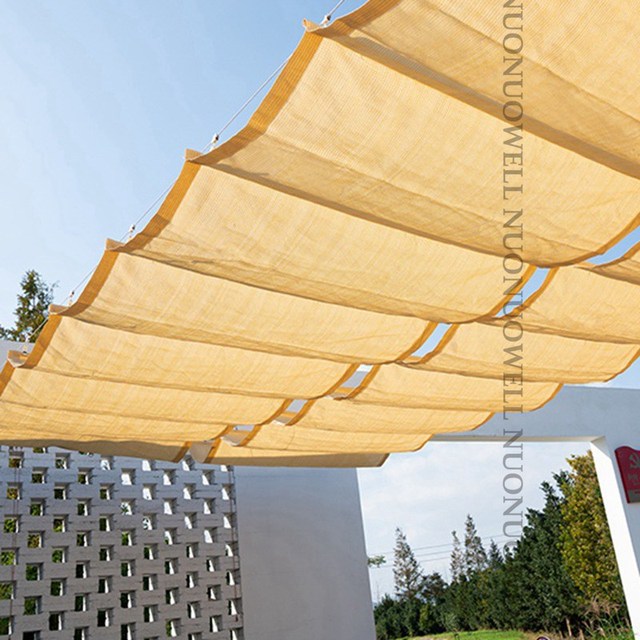 Teleskopowa fala parasolka przeciwsłoneczna do domu i ogrodu - szary kolor - Wianko - 20