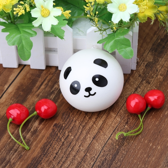 Squishy Panda Bun - powolnie rosnąca zabawka dekompresyjna dla dzieci R9JD - Wianko - 4