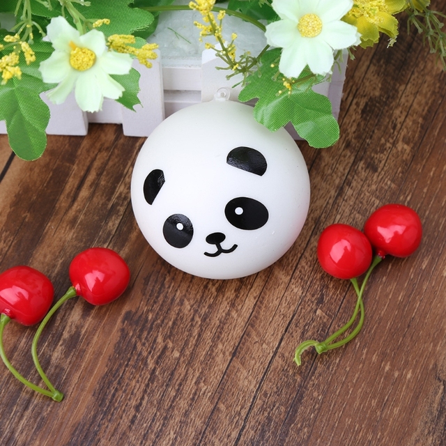 Squishy Panda Bun - powolnie rosnąca zabawka dekompresyjna dla dzieci R9JD - Wianko - 2