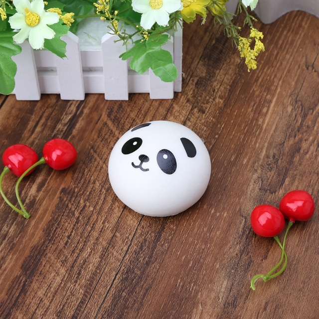 Squishy Panda Bun - powolnie rosnąca zabawka dekompresyjna dla dzieci R9JD - Wianko - 1
