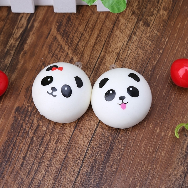 Squishy Panda Bun - powolnie rosnąca zabawka dekompresyjna dla dzieci R9JD - Wianko - 3