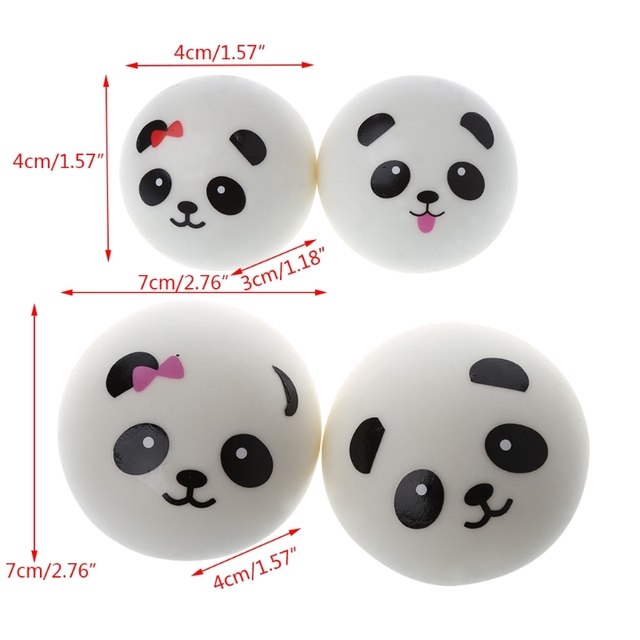 Squishy Panda Bun - powolnie rosnąca zabawka dekompresyjna dla dzieci R9JD - Wianko - 8