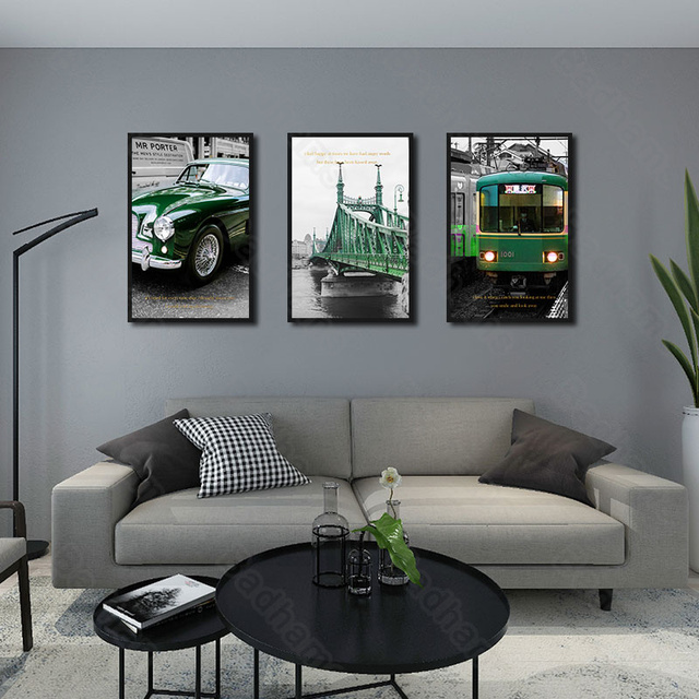 Plakaty i druki Home Decor - retro obrazy do salonu, sypialni, jadalni i korytarza - Wianko - 4