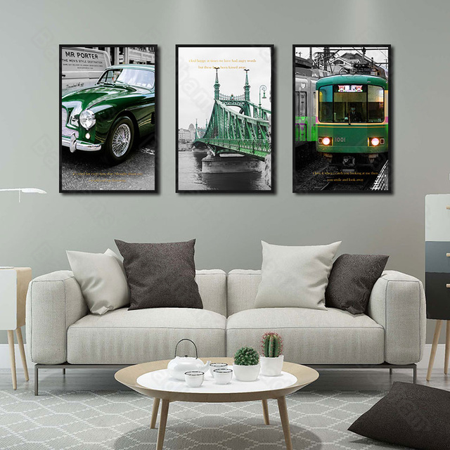 Plakaty i druki Home Decor - retro obrazy do salonu, sypialni, jadalni i korytarza - Wianko - 3