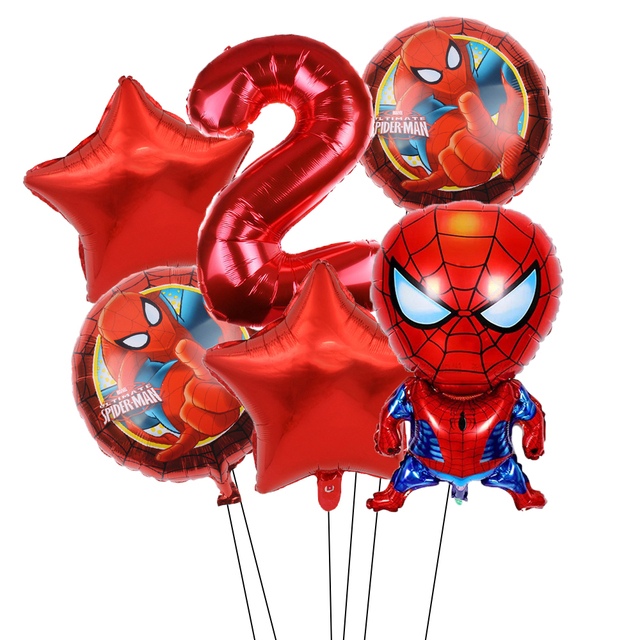 Spiderman Theme zestaw dekoracji na urodziny - banner, obrus, akcesoria jednorazowe - Wianko - 3