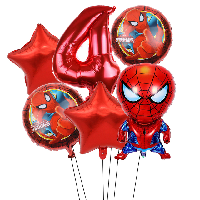 Spiderman Theme zestaw dekoracji na urodziny - banner, obrus, akcesoria jednorazowe - Wianko - 5