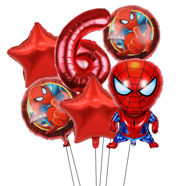 Spiderman Theme zestaw dekoracji na urodziny - banner, obrus, akcesoria jednorazowe - Wianko - 7