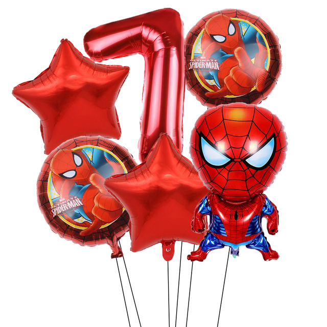 Spiderman Theme zestaw dekoracji na urodziny - banner, obrus, akcesoria jednorazowe - Wianko - 8