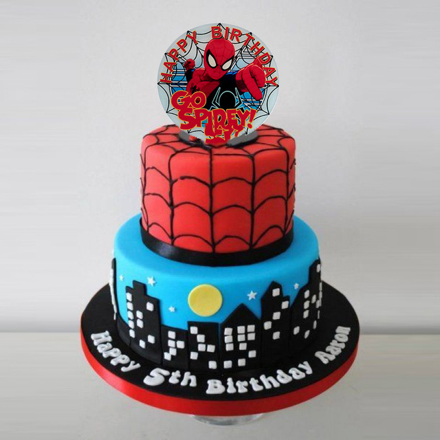 Spiderman Theme zestaw dekoracji na urodziny - banner, obrus, akcesoria jednorazowe - Wianko - 18