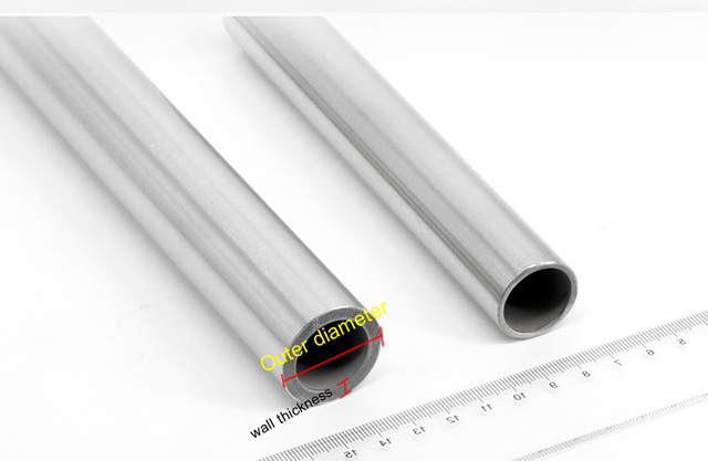 Wysokiej jakości rurka stalowa nierdzewna 304 o średnicy zewnętrznej 27mm i średnicy wewnętrznej 21-25mm, tolerancja +/- 0.05mm - Wianko - 4