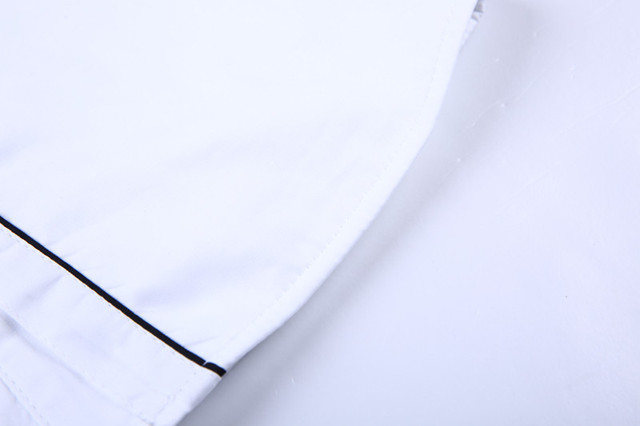 Biała chłopięca koszula szkolna z krótkim rękawem marki Wiosna - bawełniane ubranie dla chłopców w wieku nastoletnim - koszula ślubna S26 - Wianko - 11