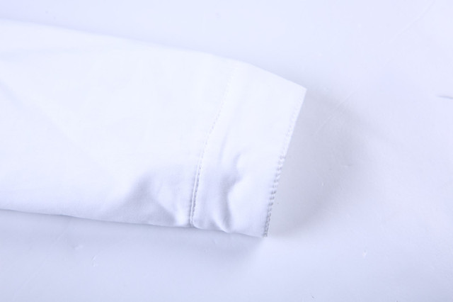 Biała chłopięca koszula szkolna z krótkim rękawem marki Wiosna - bawełniane ubranie dla chłopców w wieku nastoletnim - koszula ślubna S26 - Wianko - 9