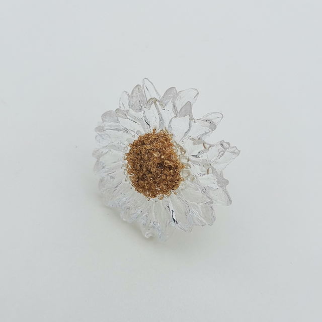 Akrylowy pierścień Daisy świeże i słodkie lato, model Trendy Ins, biżuteria świadcząca o osobowości - Wianko - 30