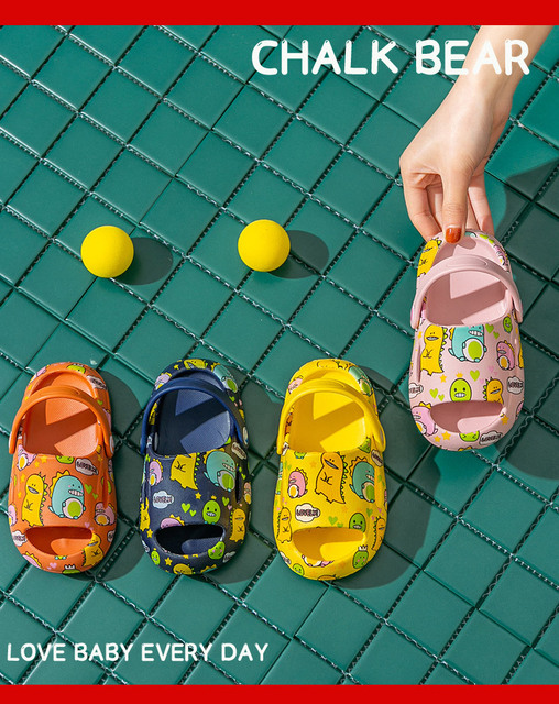 Dziecięce kapcie EVA z nadrukiem pszczółek 2021 - małe buty dla dziewczynek i chłopców na plażę - Wianko - 21