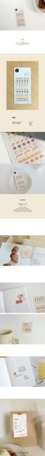Suatelier Mini chleb deser: koreańska kultura papierowa - naklejki do scrapbookingu i pamiętników DIY - Wianko - 1