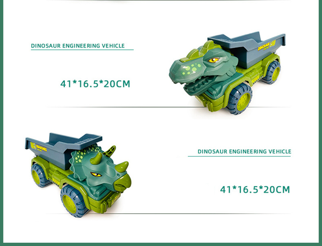 Dziecięcy dinozaur transportowy - ciężarówka zabawka - Wianko - 11