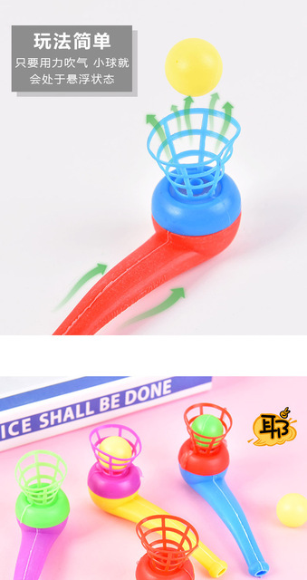 Kolorowe magiczne wiszące piłki do dmuchania Blowpipe Ball Party - prezent dla dzieci - Wianko - 3
