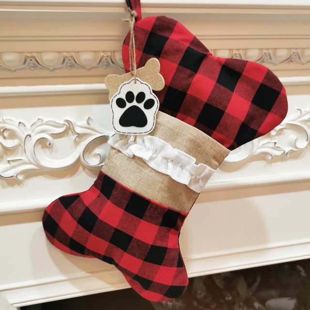 Torbka świąteczna z wiszącymi ozdobami dla kota i psa - Wianko - 5