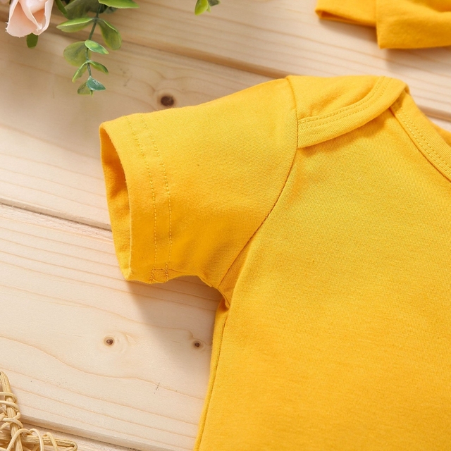 Zestaw ubrań noworodka dla dziewczynki: Romper z krótkim rękawem kwiatowy Print + spodenki + pałąk - Wianko - 6
