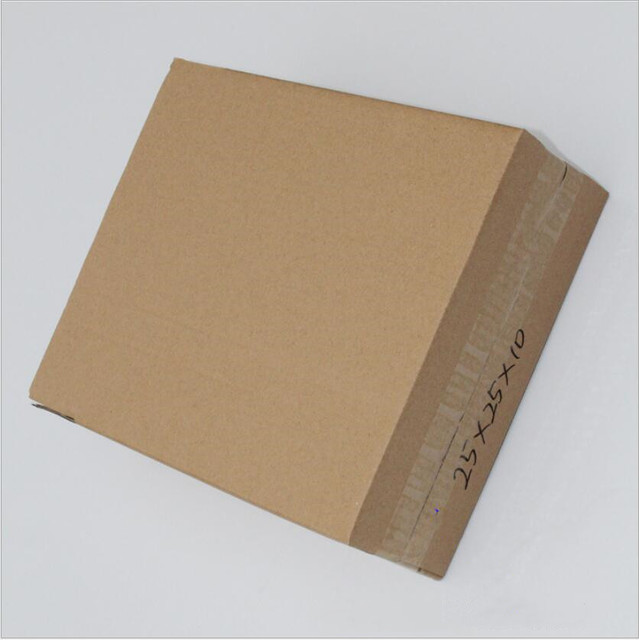 10 sztuk naturalnych brązowych pudełek do pakowania z zagęszczonym papierem pakowym - Wianko - 4