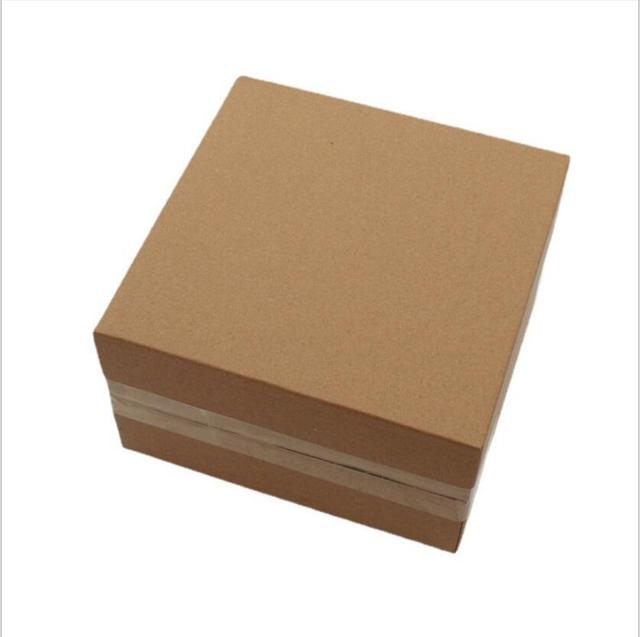 10 sztuk naturalnych brązowych pudełek do pakowania z zagęszczonym papierem pakowym - Wianko - 7