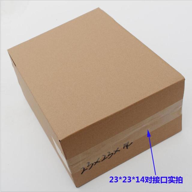 10 sztuk naturalnych brązowych pudełek do pakowania z zagęszczonym papierem pakowym - Wianko - 6