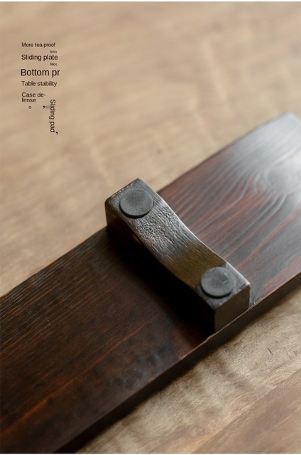 Uchwyt na kubek bambusowy taca drewniana z mata ręcznie tkana, stolik do herbaty Retro Kung Fu zestaw - Wianko - 14