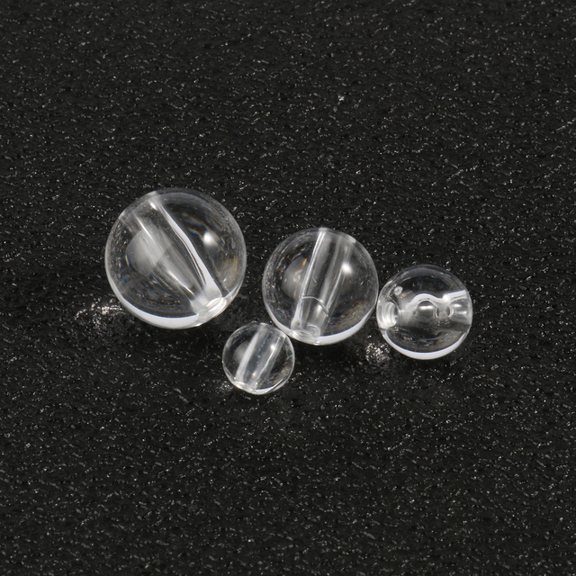 Koraliki akrylowe przezroczyste białe w kształcie - 50-300 szt - bransoletka/naszyjnik DIY - Wianko - 6