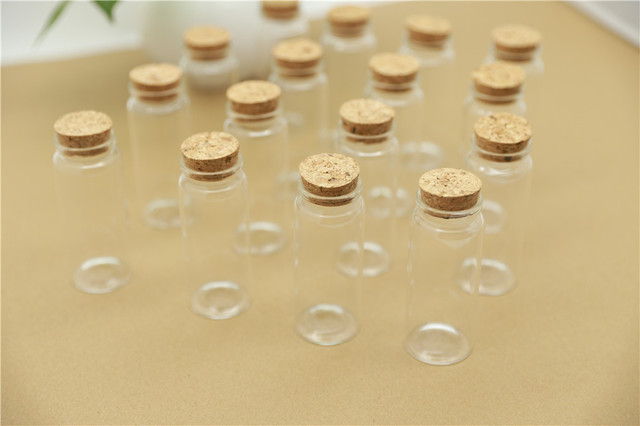 Partia 12 sztuk DIY Mini butelek i słoików do przechowywania 70ML, małe szklane butelki z korkiem, pojemnik na przyprawy 37*90MM - Wianko - 5